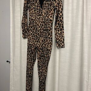 Leopard Print Jumpsuit